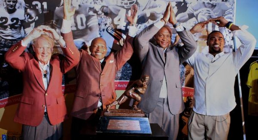 Howard Cassady, Archie Griffin, Eddie George, and Troy Smith