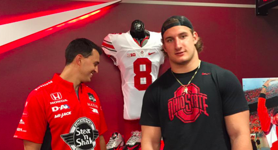 Columbus' Graham Rahal Visits Ohio State's Football Team, Immediately Wins  the MAVTV 500 | Eleven Warriors