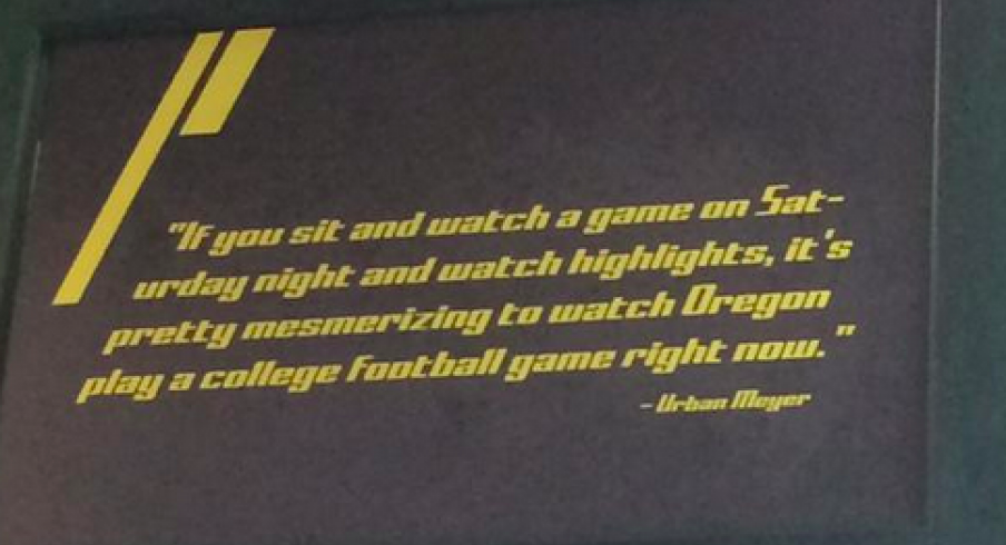 Urban Meyer quoted at Oregon