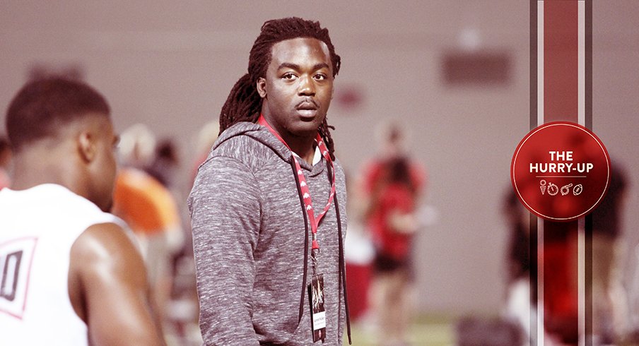 Kareem Walker during his last Ohio State visit