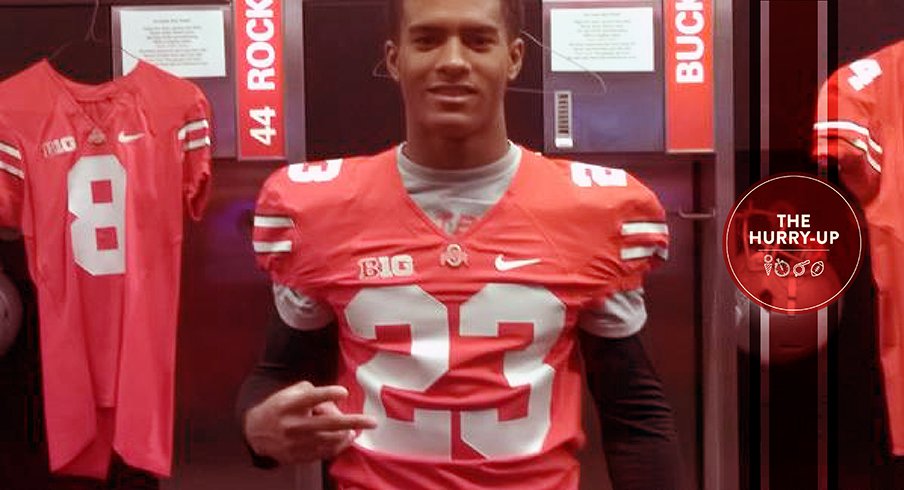 Aaron Hansford during his visit to Ohio State