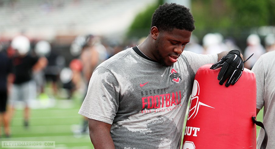 Antwuan Jackson during his first visit to Ohio State