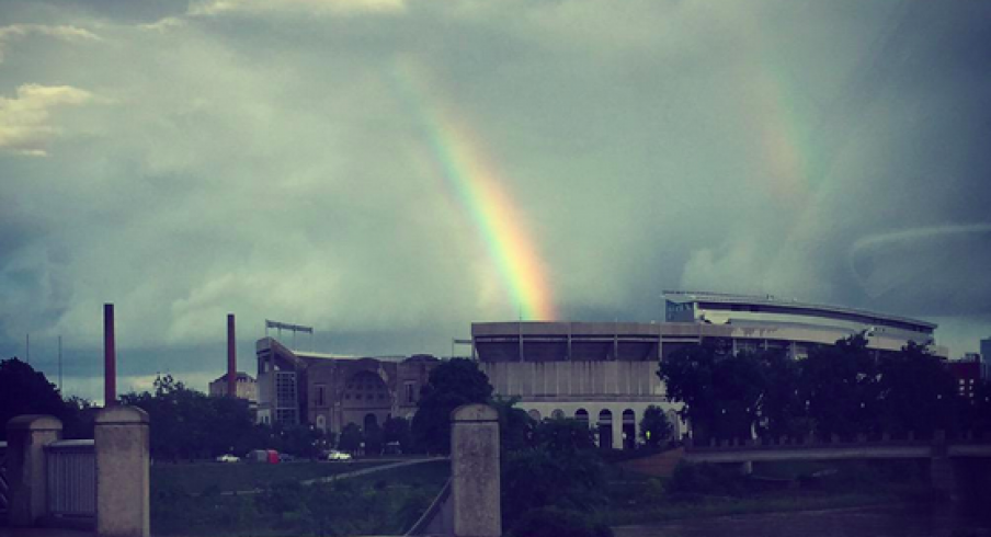 Where else would you expect the pot of gold to be in Columbus?