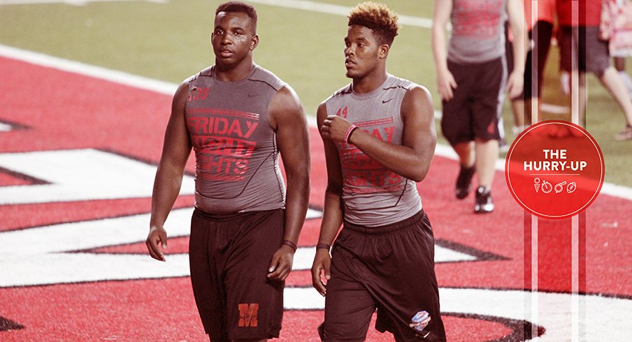 MJ Webb and DeMarco Artis at Friday Night Lights