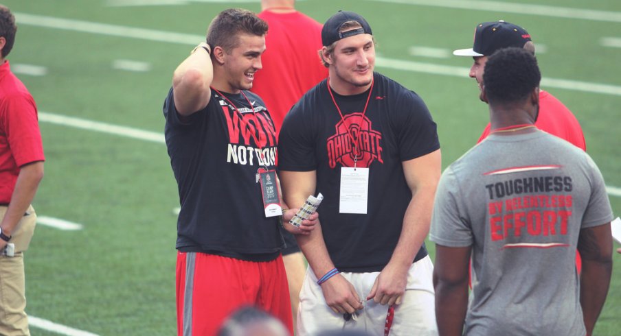 Joey Bosa and Sam Hubbard at Friday Night Lights.