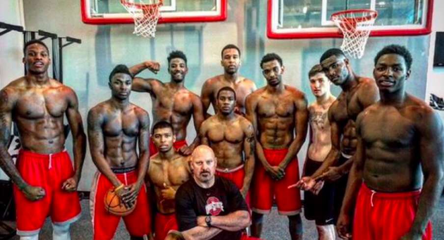 Photo Ohio State S Shirtless Basketball Team Looks Ready For The Upcoming Season Eleven Warriors