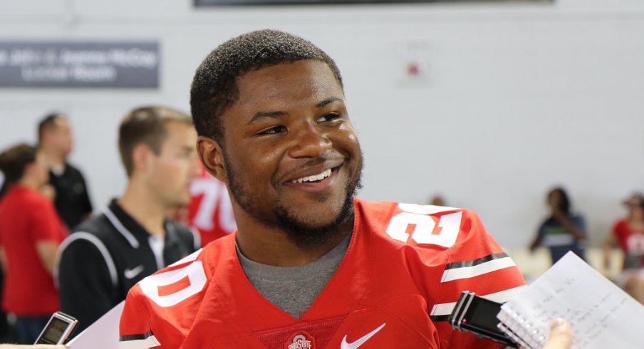 Mike Weber is quickly becoming known as 'Baby 'Los' among his Ohio State teammates.