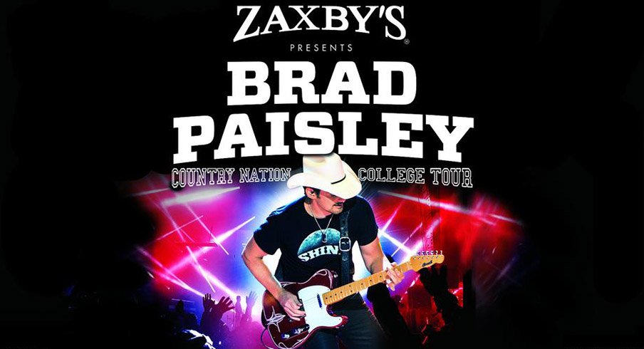 Country star Brad Paisley will play Virginia Tech on Sunday, Sept. 6