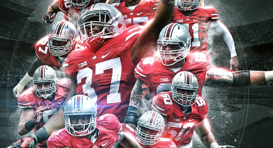 Your official 2015 Ohio State football poster features the 12 Buckeye seniors.