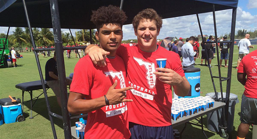 Trevon Grimes and Nick Bosa.