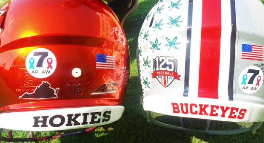 Virginia Tech and Ohio State decals.