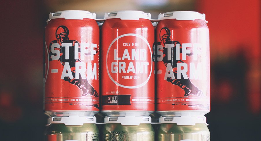 Land-Grant Brewing's Stiff Arm IPA will be found at Ohio Stadium this year.