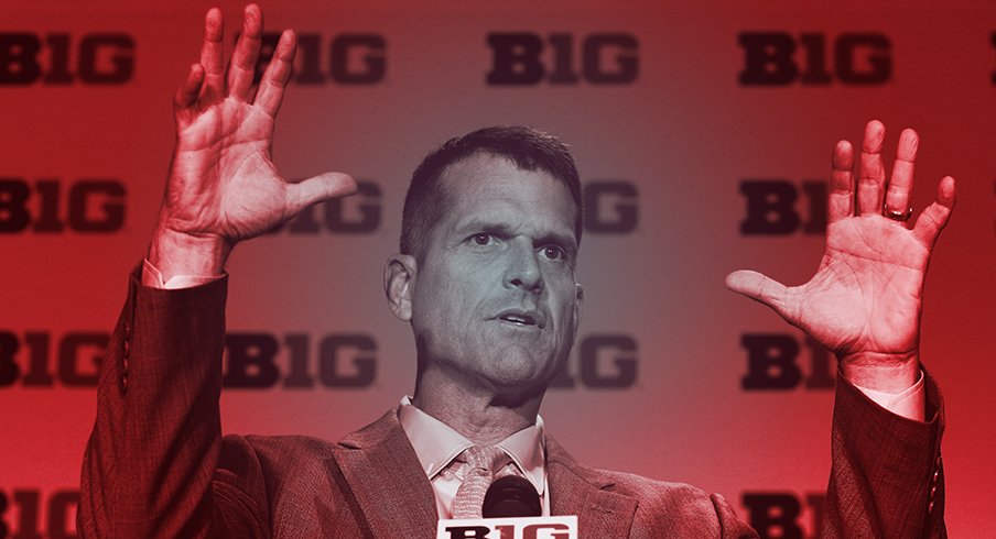 Jim Harbaugh is avoiding Ohio in recruiting?