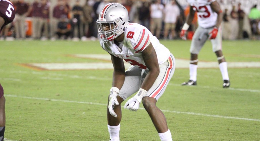 Gareon Conley lines up vs. VT.