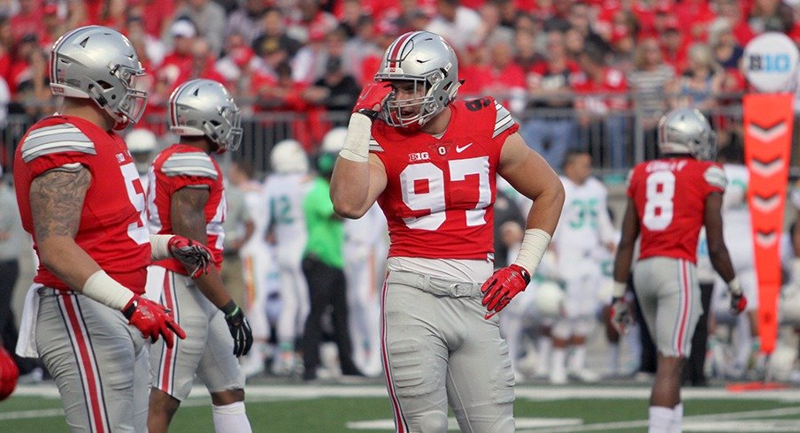 Joey Bosa returned to the lineup Saturday for Ohio State.