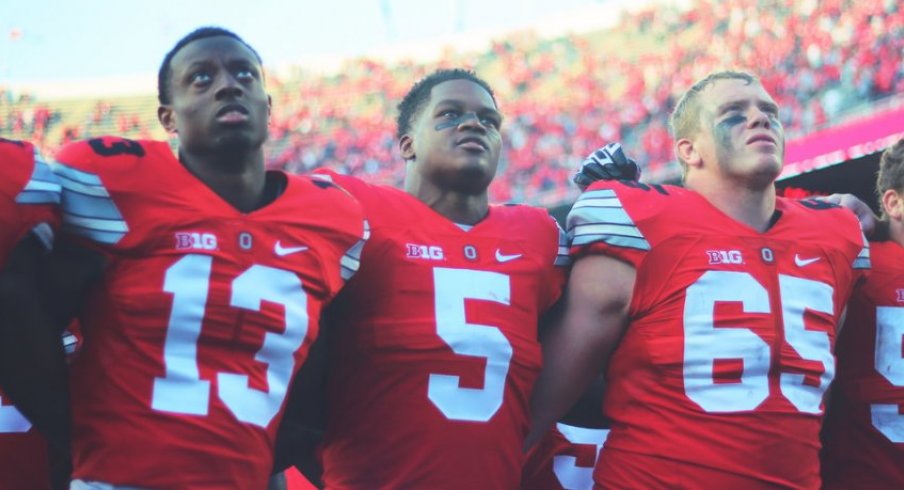In a wild weekend of college football, Ohio State "escaped" with a 38-0 win. 