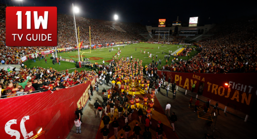 USC takes the field for its 2013 game against Stanford (Ric Tapia/Icon Sportswire)