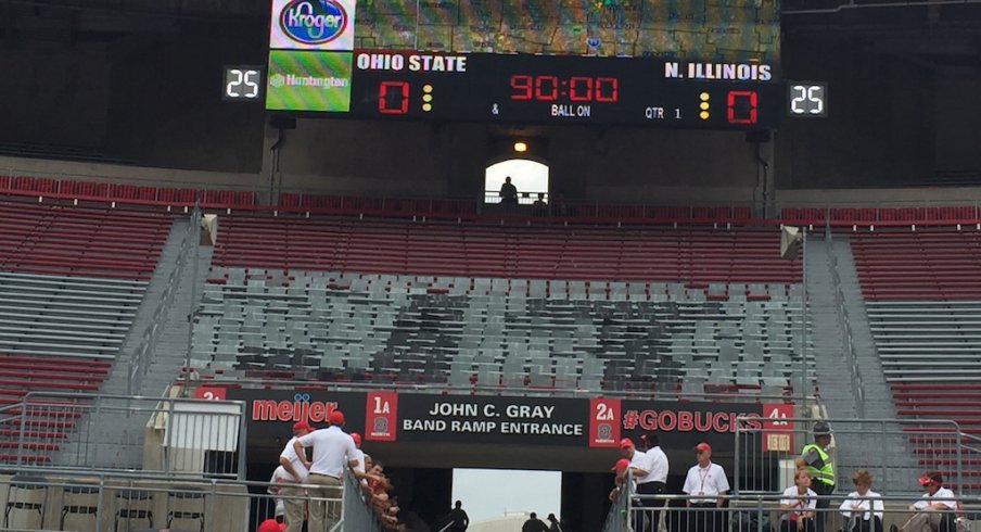 Former Ohio State coach Jim Tressel will be honored at today's Ohio State game.