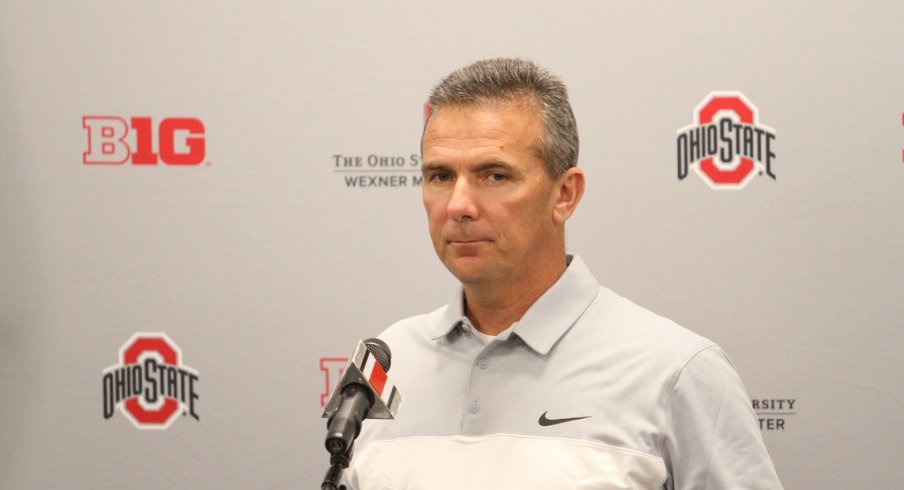 Urban Meyer addresses the media.