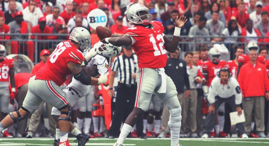 Cardale Jones generally looked more comfortable but far from perfect against the Broncos.
