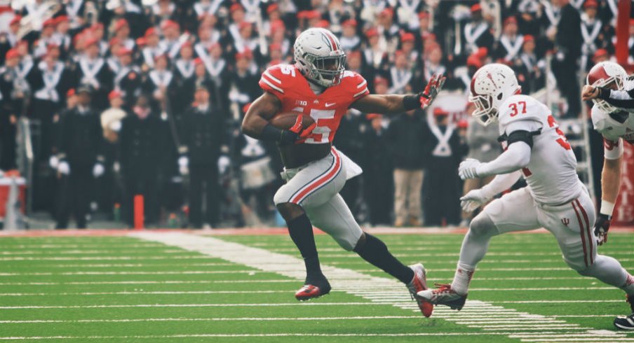 Zeke and the Buckeyes will need to be wary of the Hoosiers on Saturday.