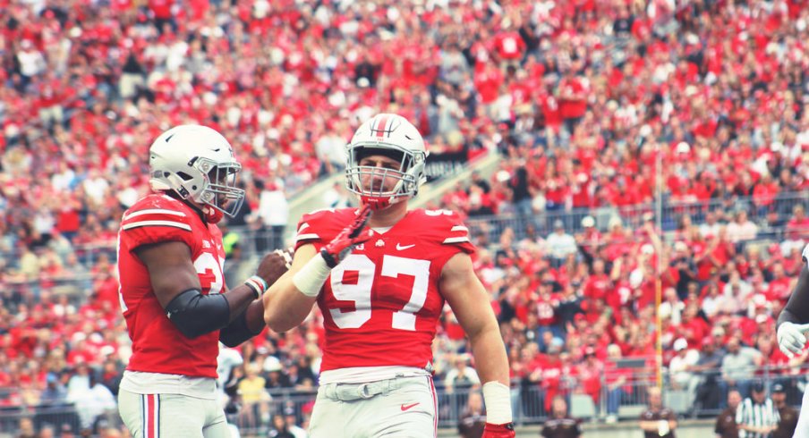 Joey Bosa on the field.