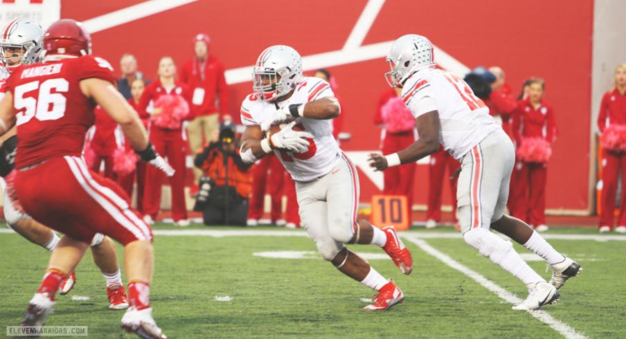 Ezekiel Elliott went beast mode in Ohio State's 34-27 win at Indiana.