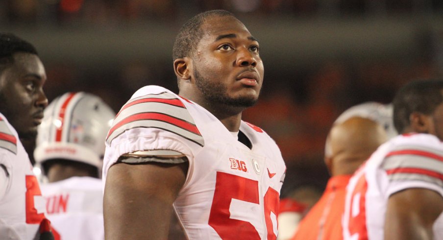 Tyquan Lewis on the sidelines.