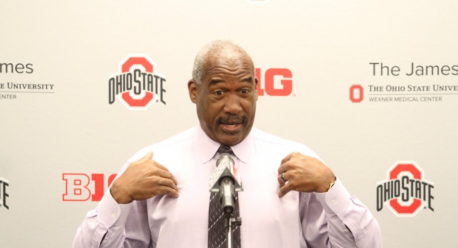 Gene Smith discusses Ohio State's plan of action to get alternate Nike uniforms.