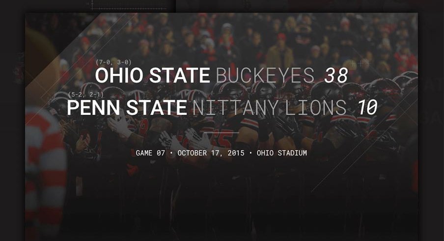 Ohio State Penn State Infographic Header