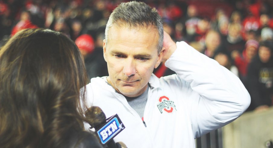 Urban Meyer following the Penn State game.