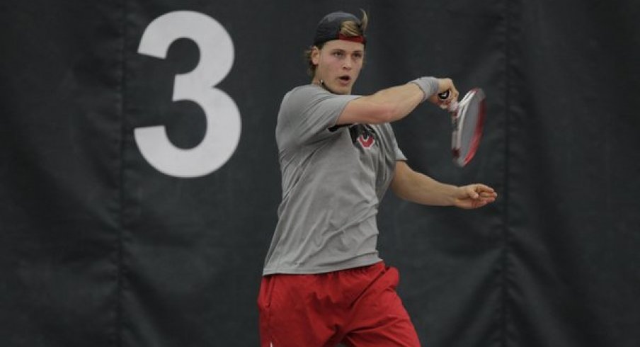 Ohio State junior tennis player Herkko Pollanen