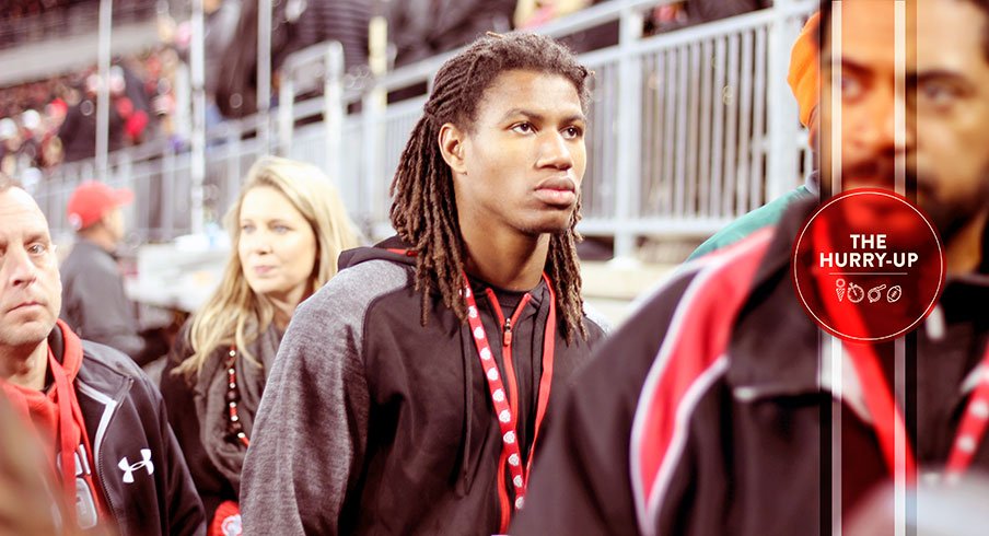 Jaylen Kelly-Powell during his recent visit to Ohio State.