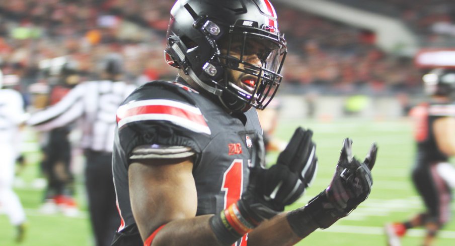 Ezekiel Elliott after a TD against Penn State.