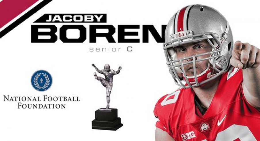 Jacoby Boren named a finalist for the William V. Campbell Trophy