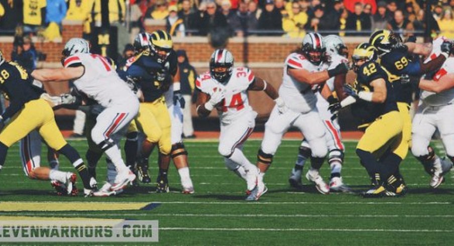 Carlos Hyde ate Michigan's lunch.