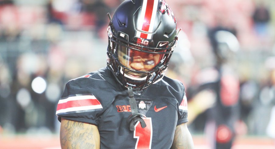 Braxton Miller in all black. 