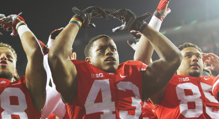 Carmen Ohio after the Minnesota game. 