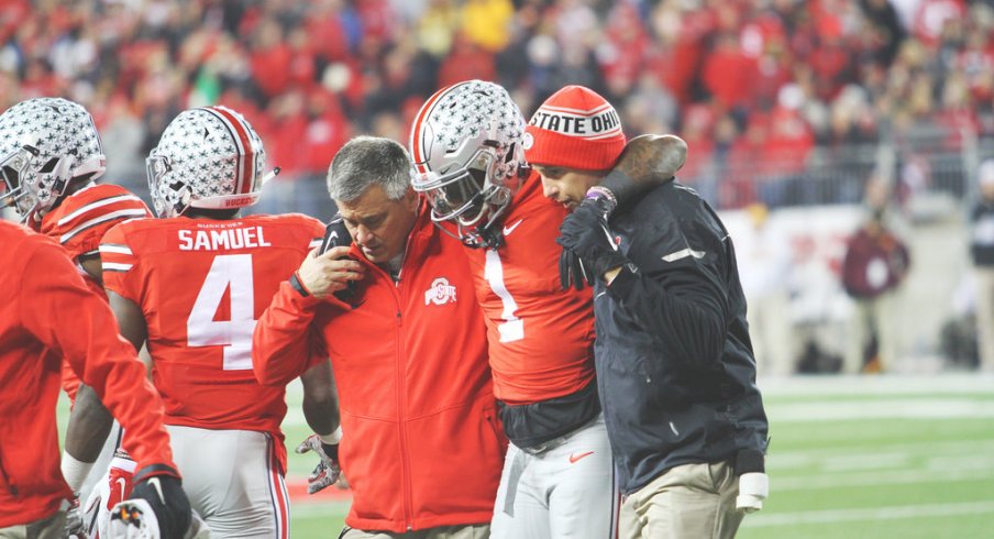 Zach Smith said the injuries to wide receivers have been 'devastating' this season for Ohio State.