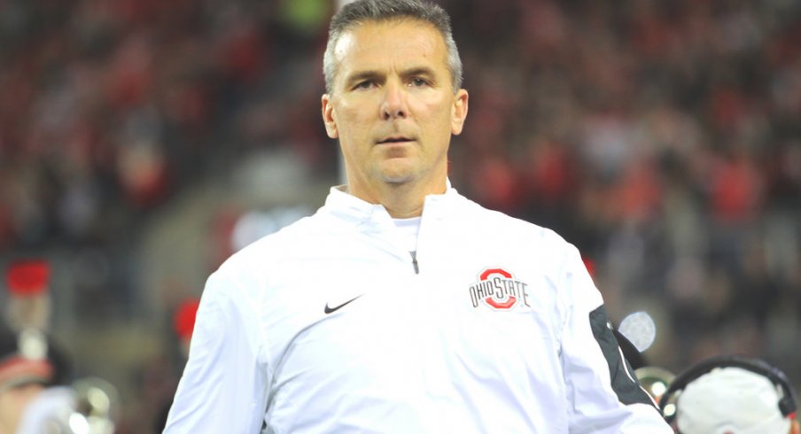 Urban Meyer on the sidelines.