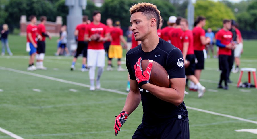 Austin Mack during The Opening's regional camp in Columbus.