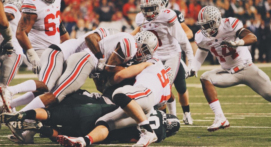 Ohio State-Michigan State in the 2013 Big Ten championship game.