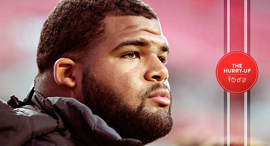 Rashard Lawrence during his Ohio State official visit.