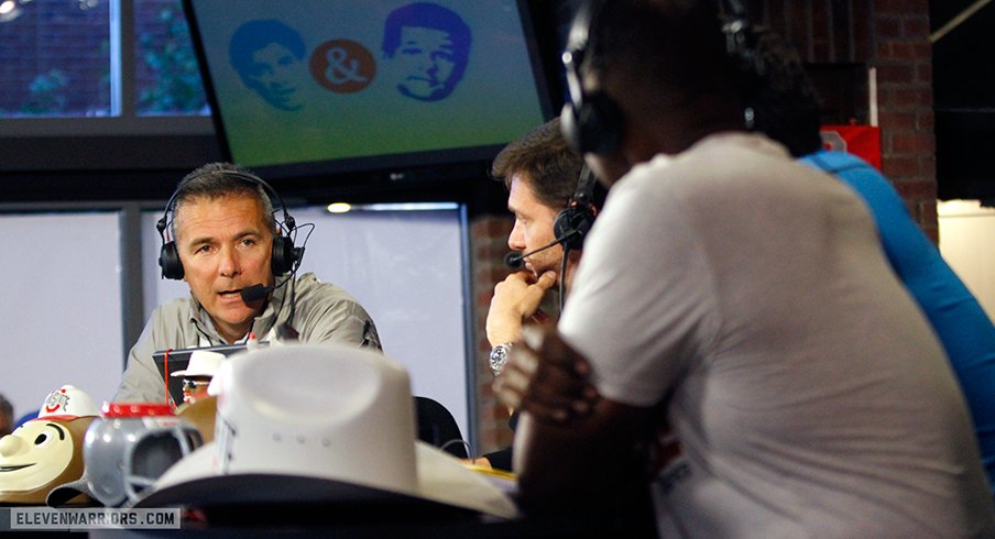 Urban Meyer and Ezekiel Elliott make an appearance on Mike & Mike Friday.