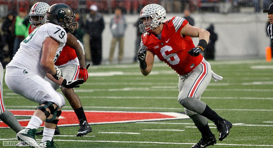 Sam Hubbard provided one of Ohio State's few highlights in a 17-14 loss to Sparty.