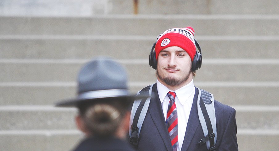 Ohio State defensive end Joey Bosa prior to the Michigan State game.