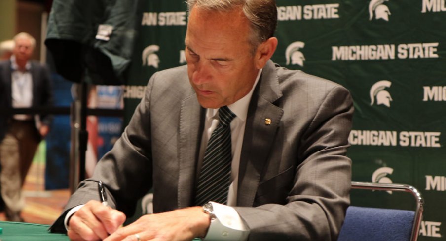 Mark Dantonio at Big Ten media day.