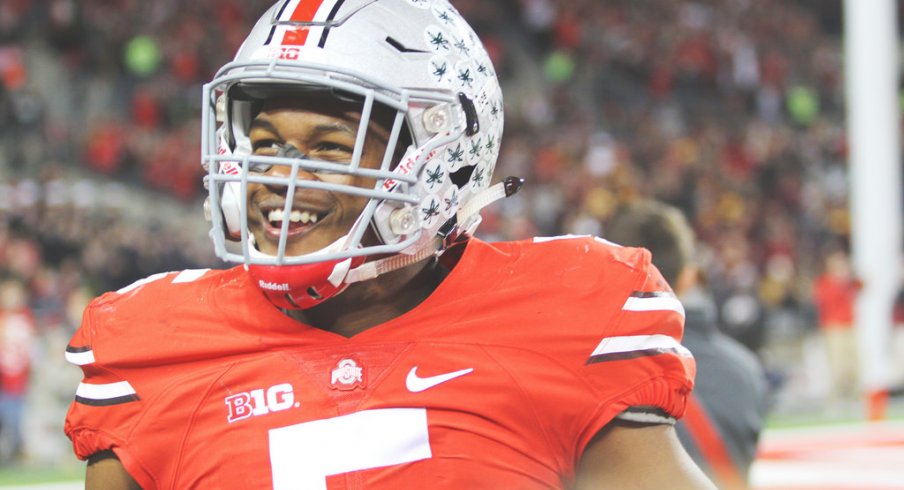 Raekwon McMillan is all smiles.