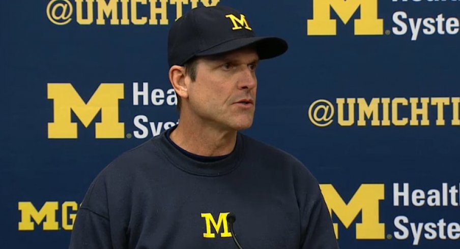 Jim Harbaugh prepares for Ohio State