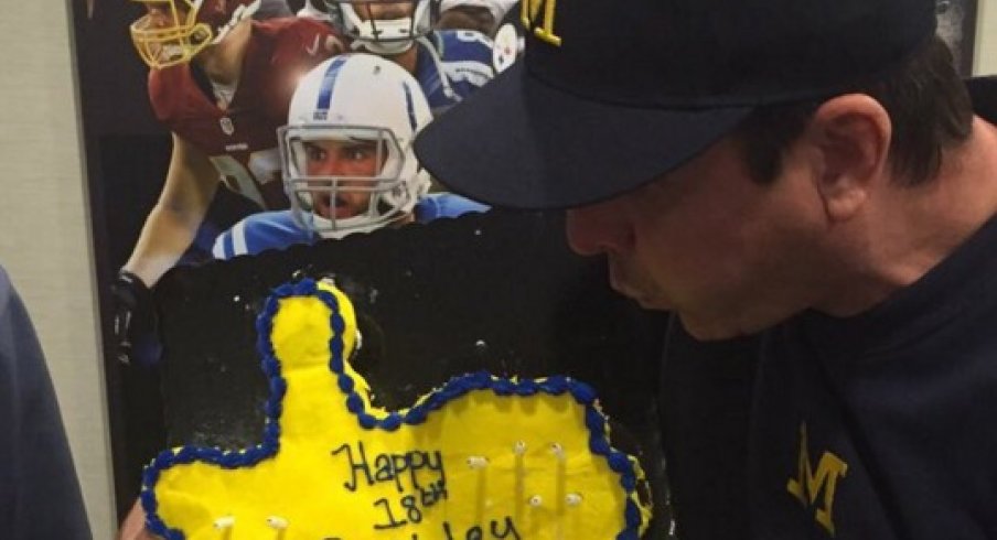 Jim Harbaugh's terrible cake.